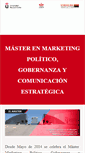 Mobile Screenshot of masterenmarketingpolitico.com